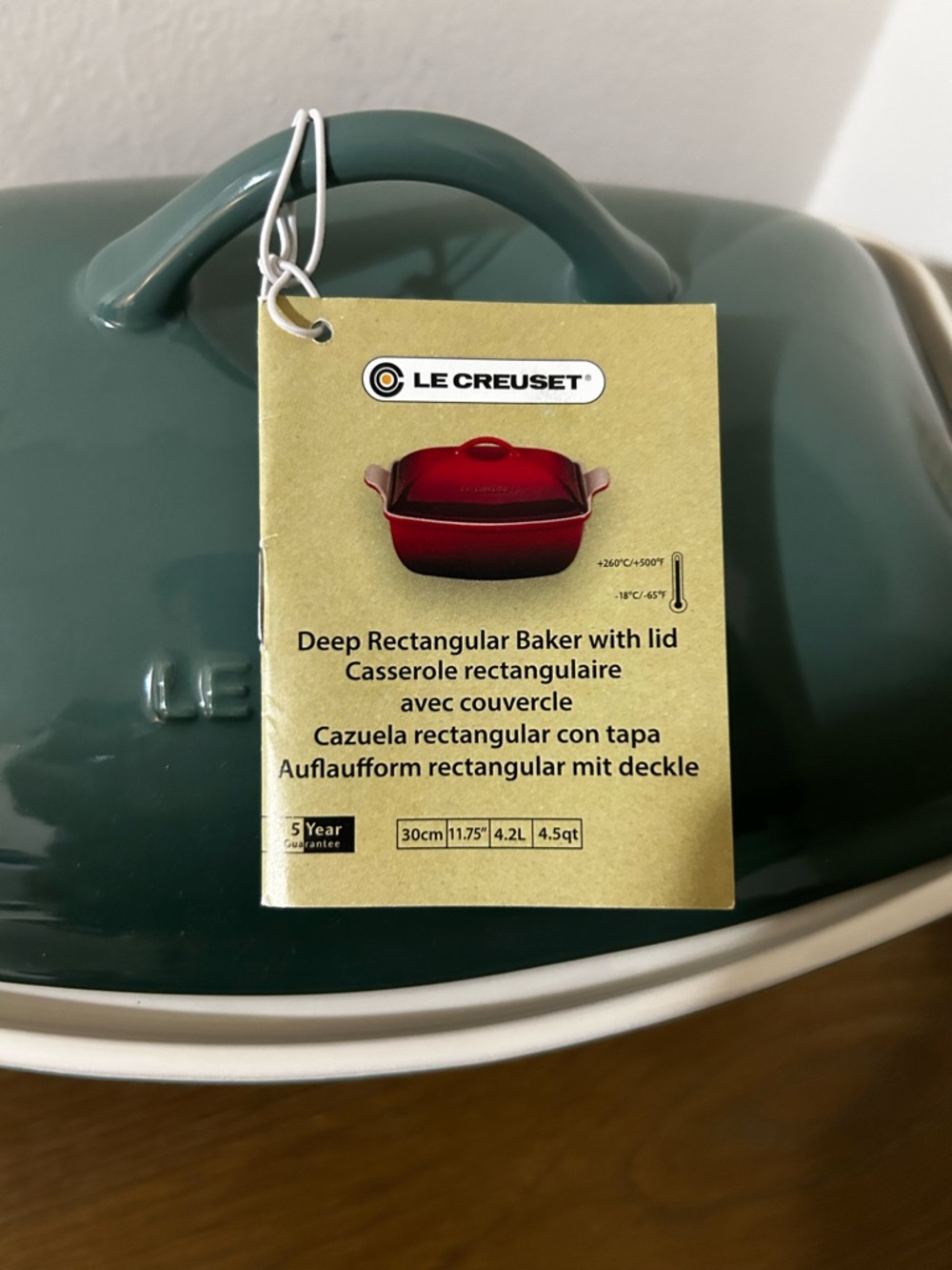 Le Creuset Rectangular Bake Dish with Lid - Picture 9 of 9